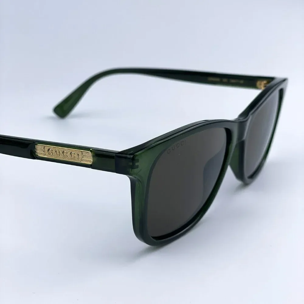 SALE! NEW Gucci GG0936S 003 Green Brown Square Men Sunglasses